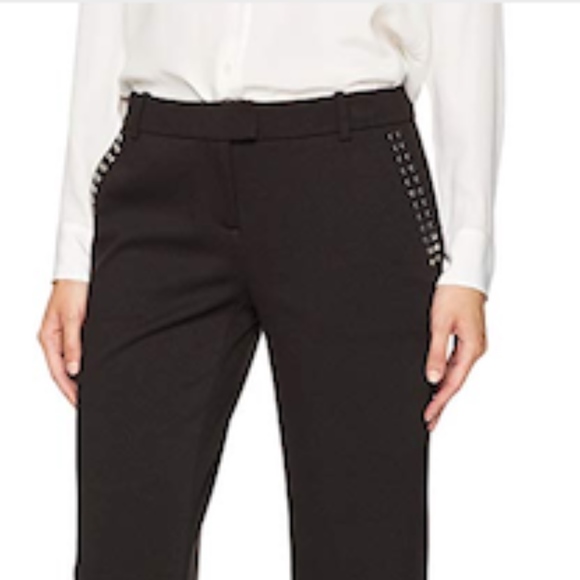 Calvin Klein Straight Pant with Studded Pockets - Picture 3 of 6